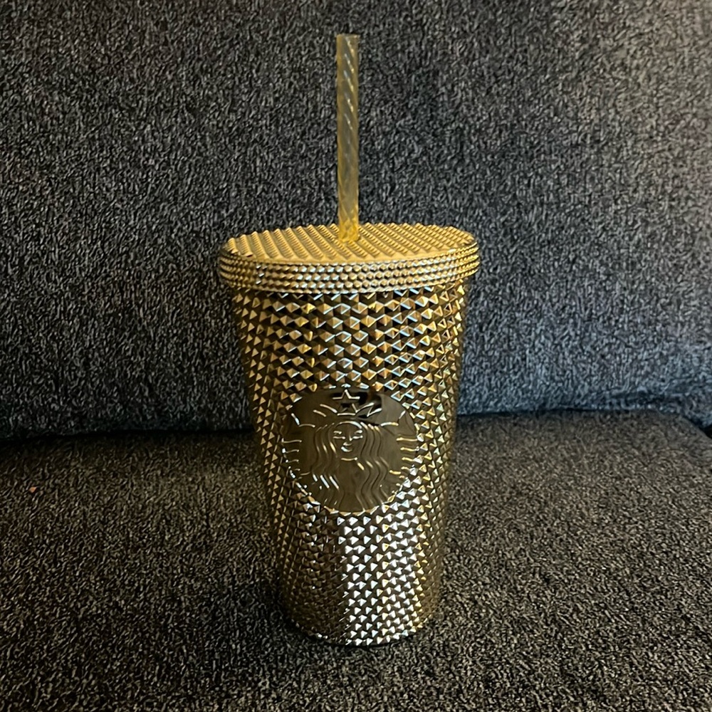 Starbucks gold studded tumbler grande